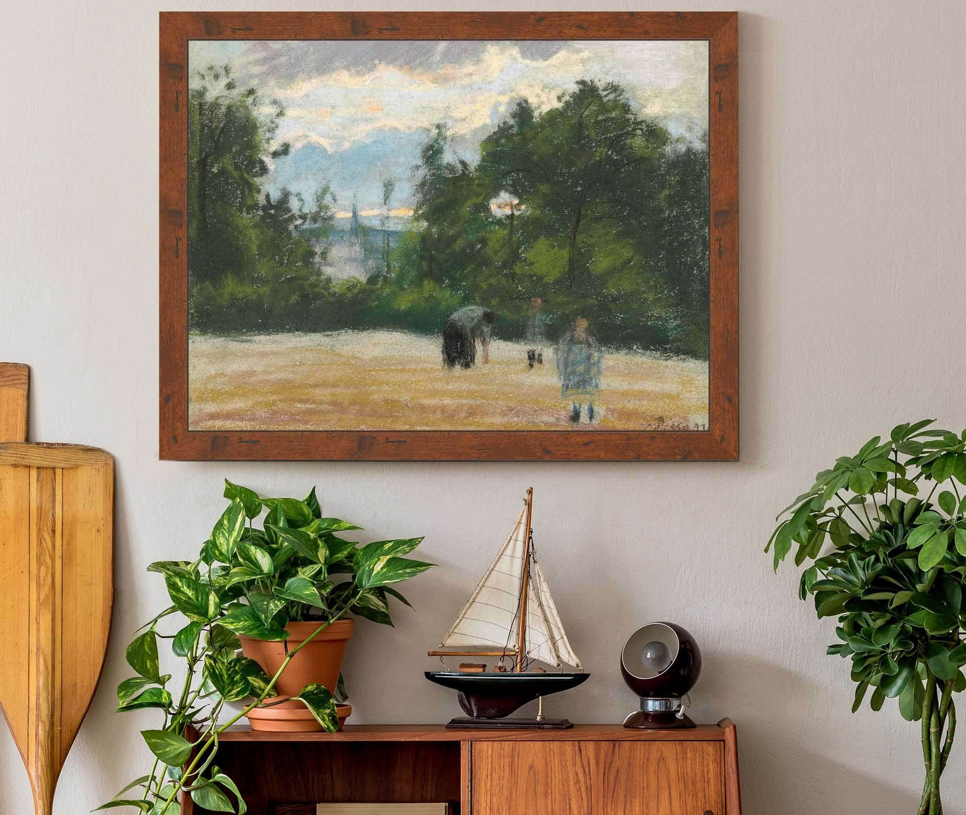 La Clairiere by Camille Pissarro