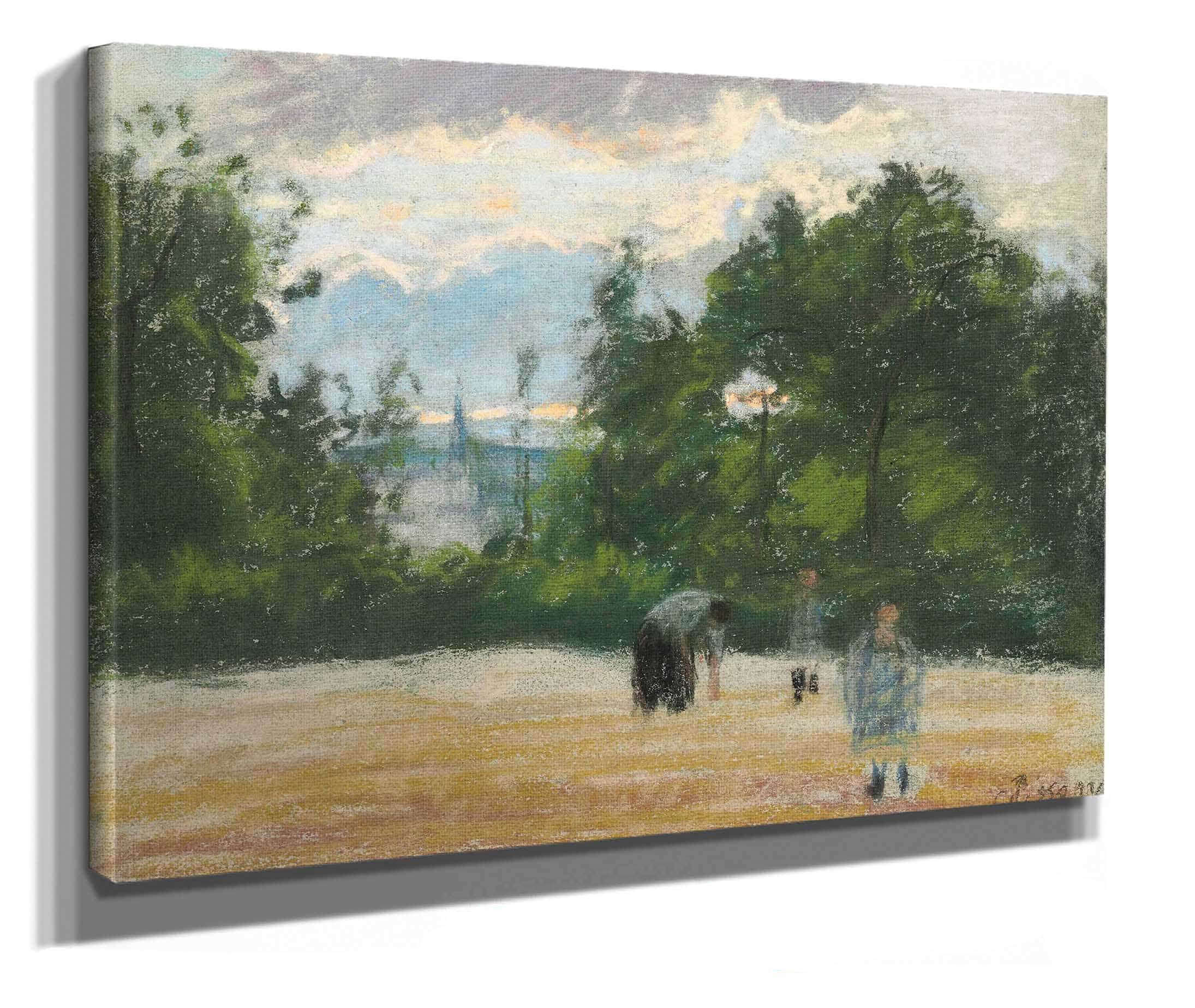 La Clairiere by Camille Pissarro
