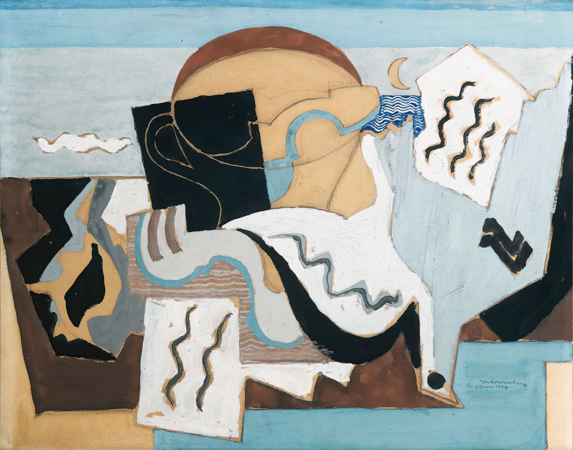 La Colombe Poignardee by Louis Marcoussis