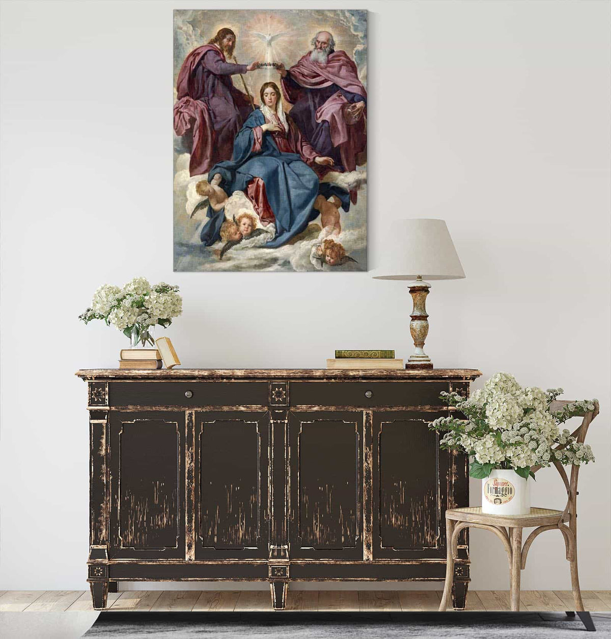 La Coronacion De La Virgen by Diego Velazquez