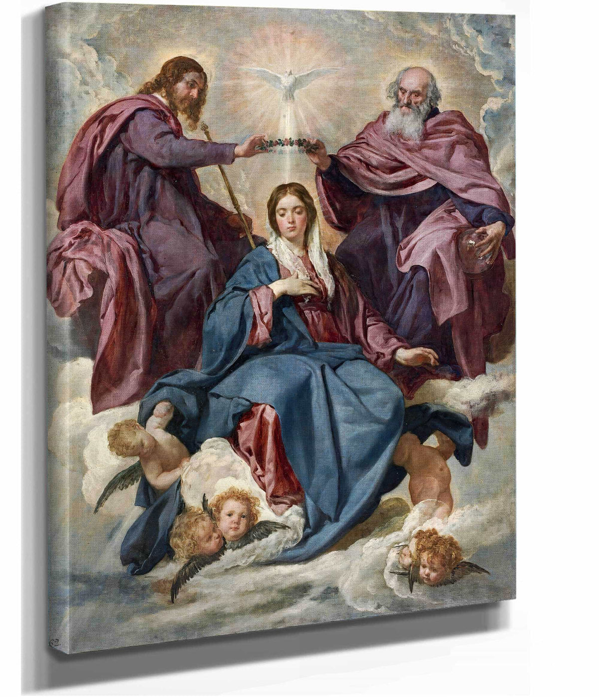 La Coronacion De La Virgen by Diego Velazquez