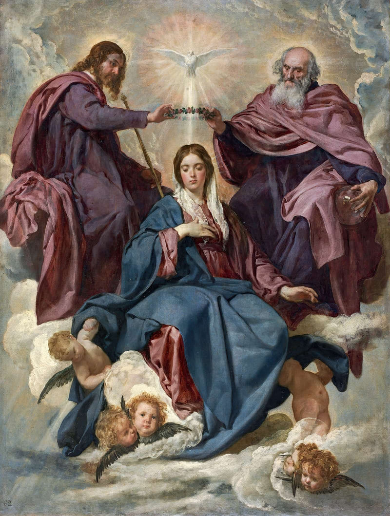 La Coronacion De La Virgen by Diego Velazquez