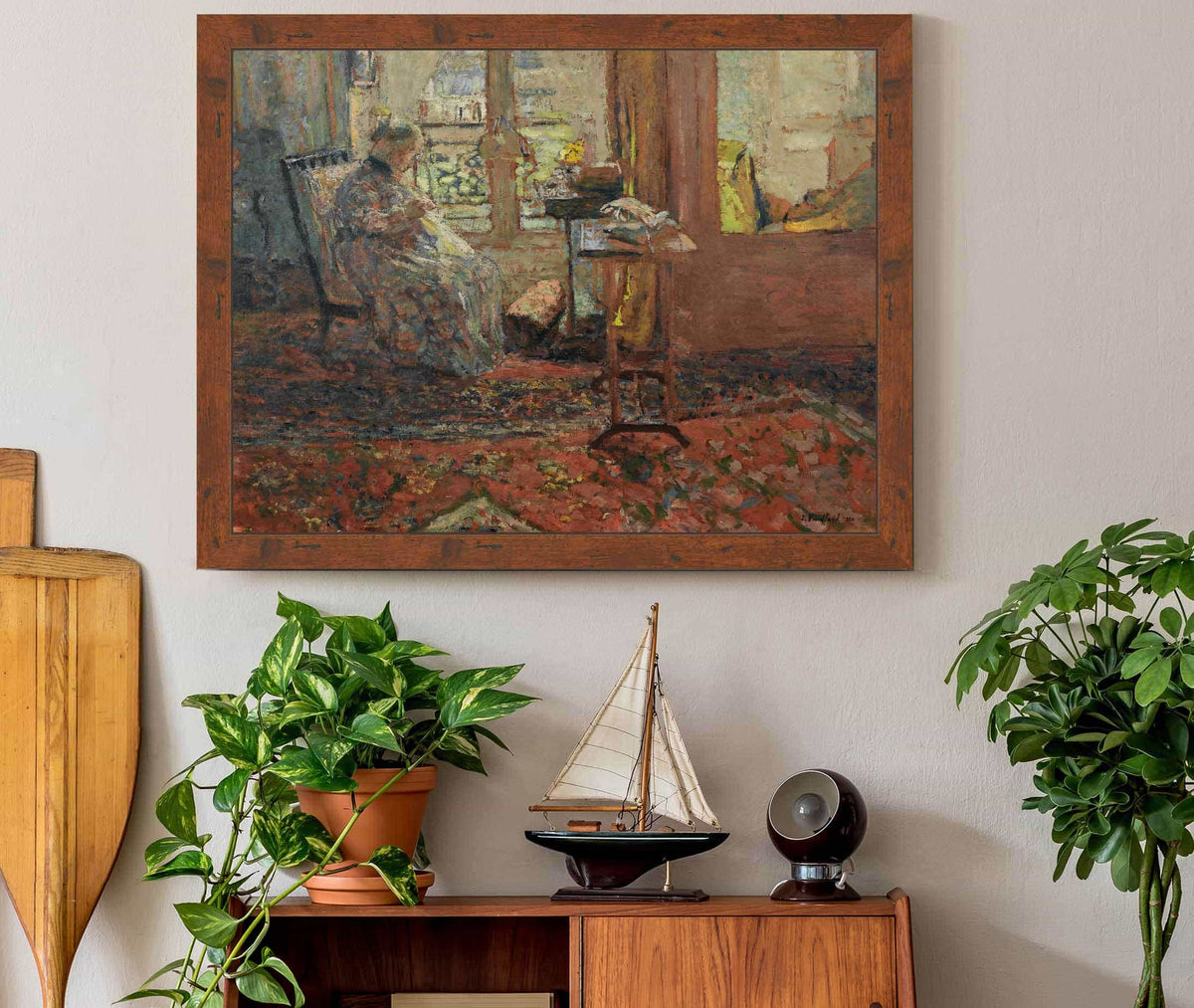 La Couseuse Devant La Fenetre by Edouard Vuillard