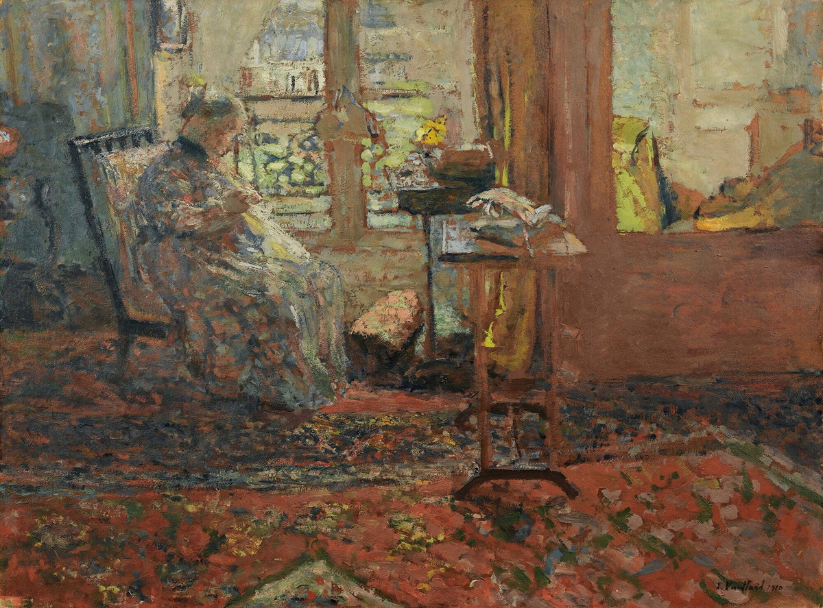 La Couseuse Devant La Fenetre by Edouard Vuillard