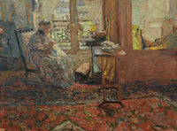 La Couseuse Devant La Fenetre by Edouard Vuillard