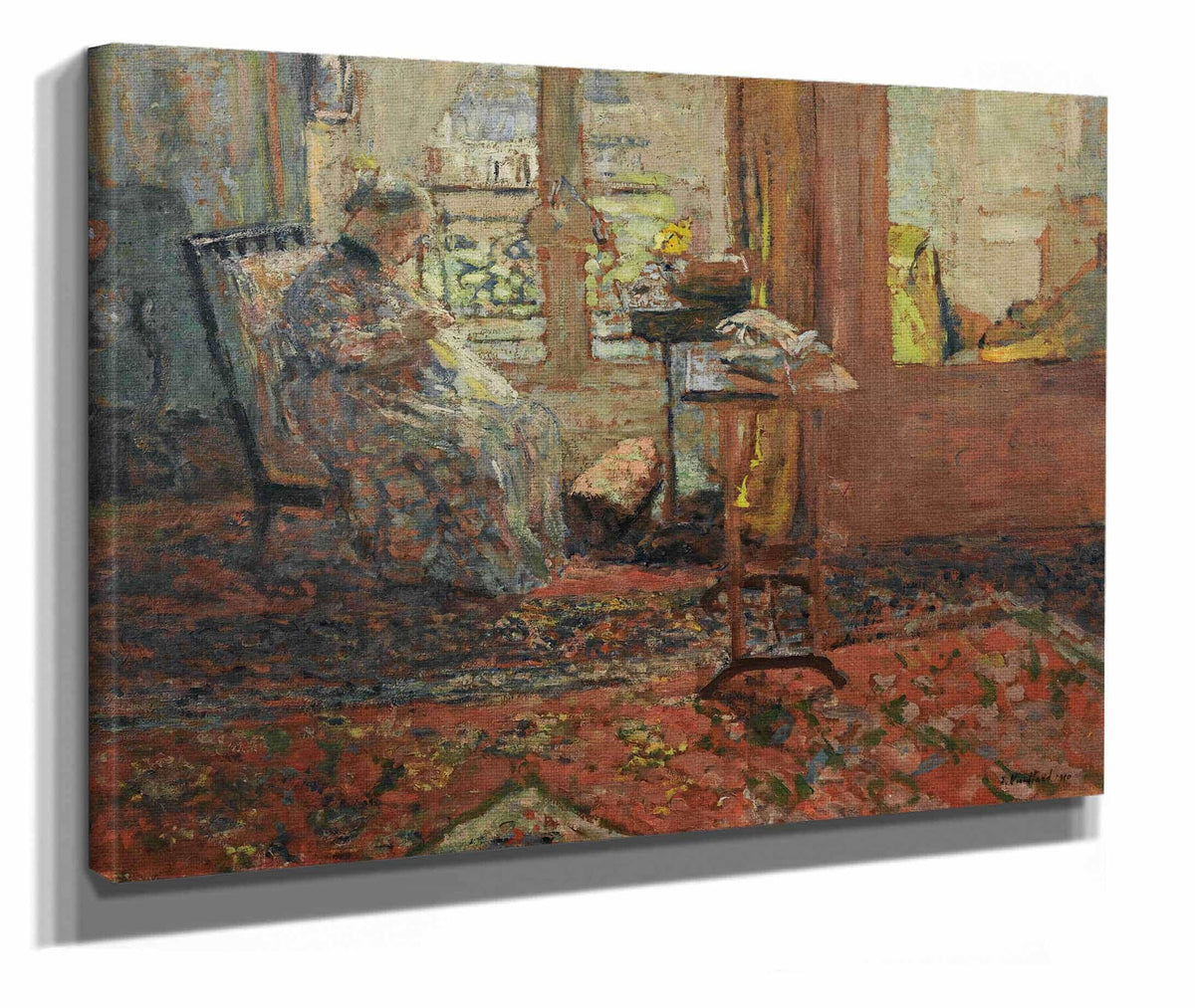 La Couseuse Devant La Fenetre by Edouard Vuillard