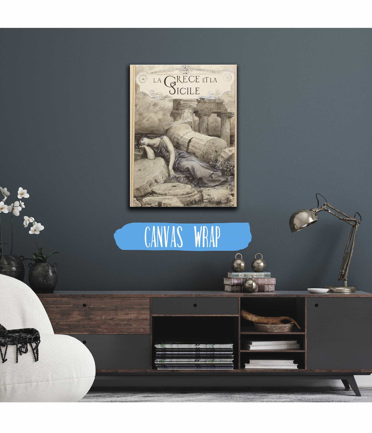 La Crece Et La Sicile by Luc Olivier Merson