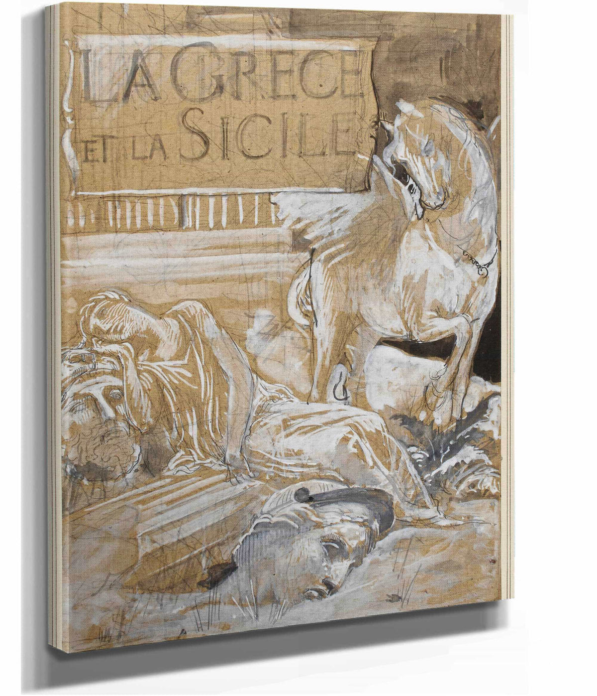 La Crece Et La Sicile by Luc Olivier Merson
