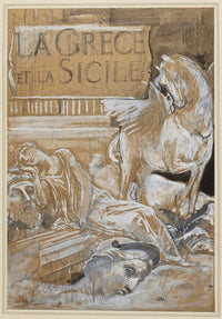 La Crece Et La Sicile by Luc Olivier Merson