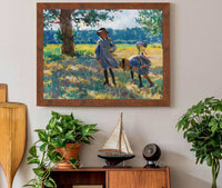 La Cueillette Des Fleurs by Henri Lebasque