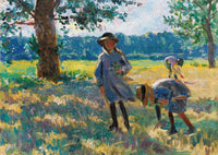 La Cueillette Des Fleurs by Henri Lebasque