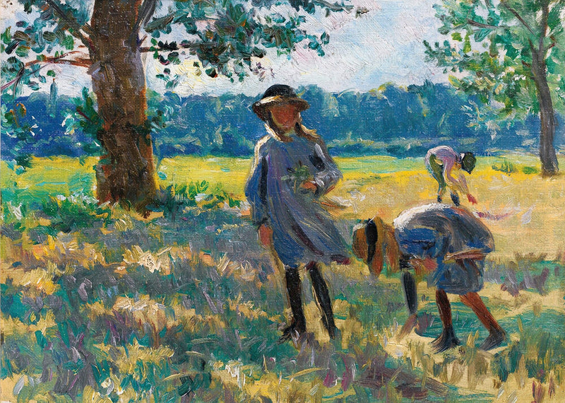 La Cueillette Des Fleurs by Henri Lebasque