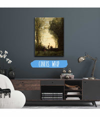 La Danse Italienne by Jean Baptiste Camille Corot