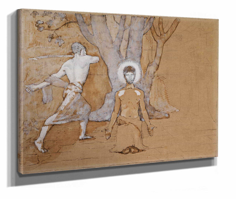 La Decollation De Saint Jean Baptiste by Pierre Puvis De Chavannes