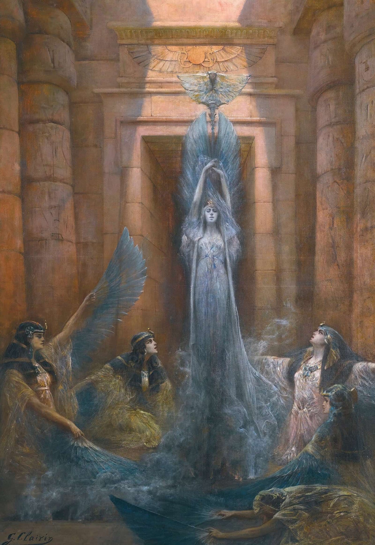 La Deesse Neith by Georges Jules Victor Clairin