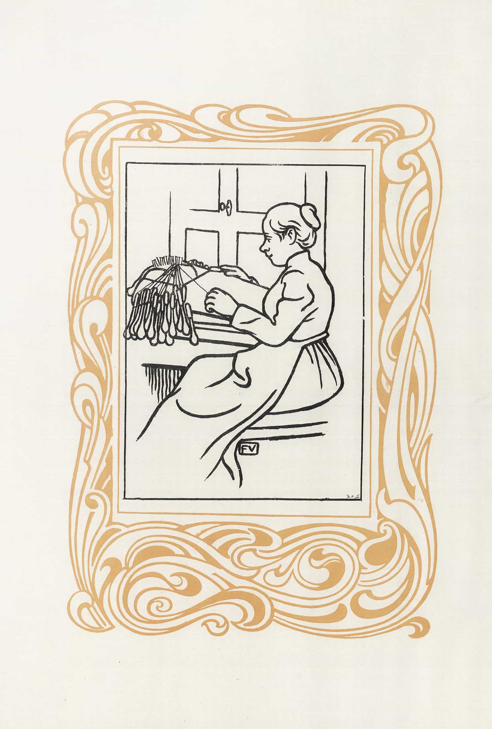 La Dentelle by Felix Vallotton
