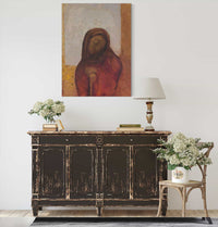 La Desesperance Dit Aussi La Souffrance by Odilon Redon