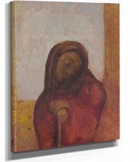 La Desesperance Dit Aussi La Souffrance by Odilon Redon