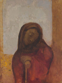 La Desesperance Dit Aussi La Souffrance by Odilon Redon