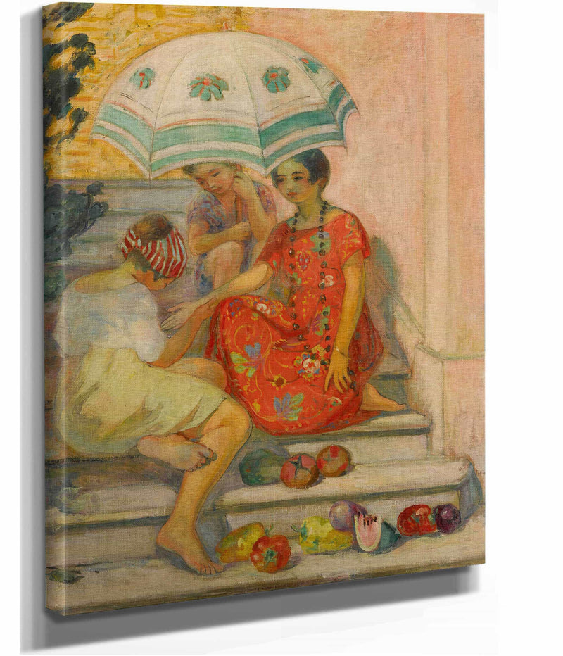 La Diseuse De Bonne Aventure Sainte Maxime by Henri Lebasque