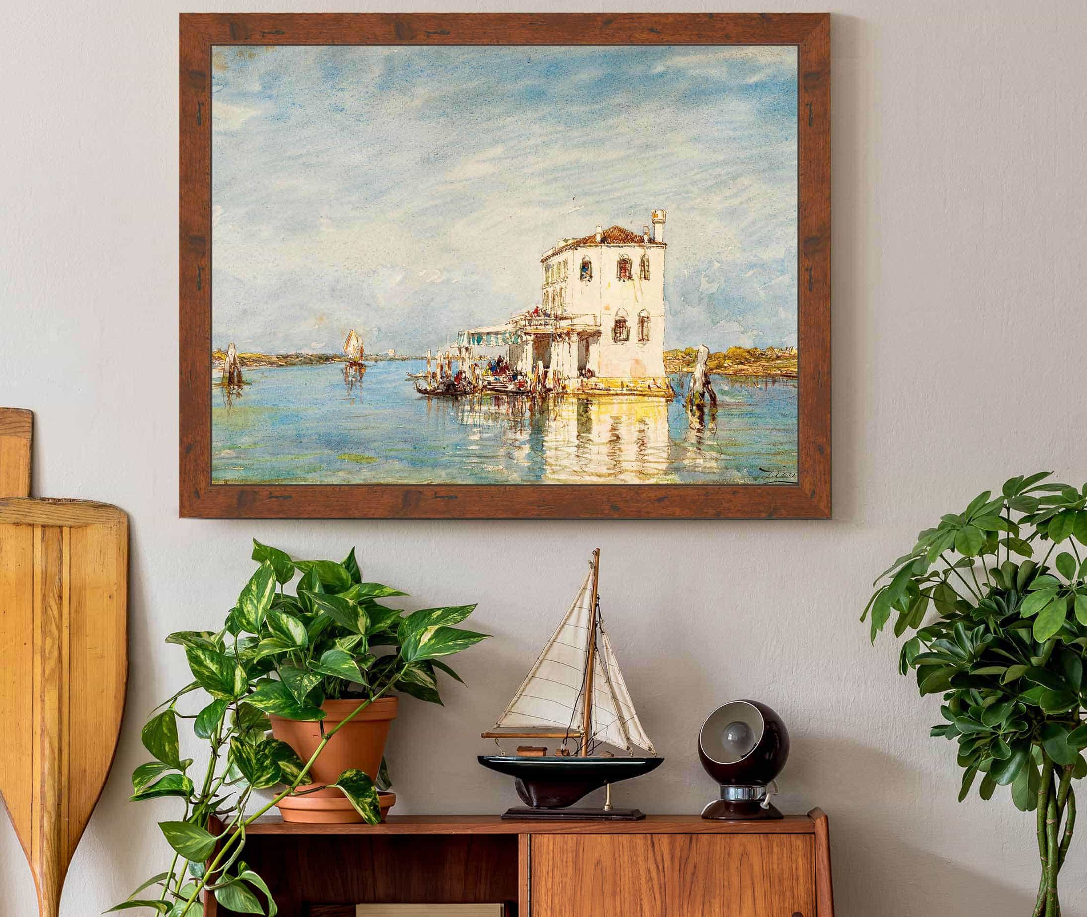 La Douane A Venise by Felix Ziem