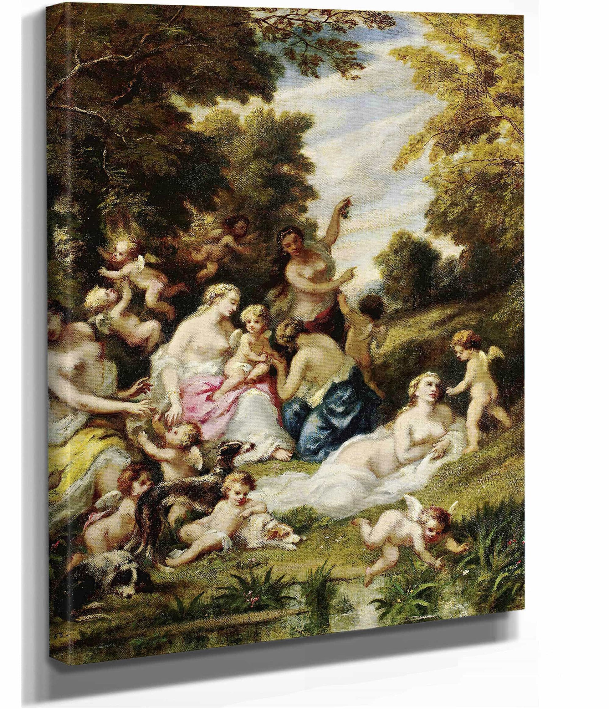 La Fete Des Amours by Narcisse Virgile Diaz De La Pena