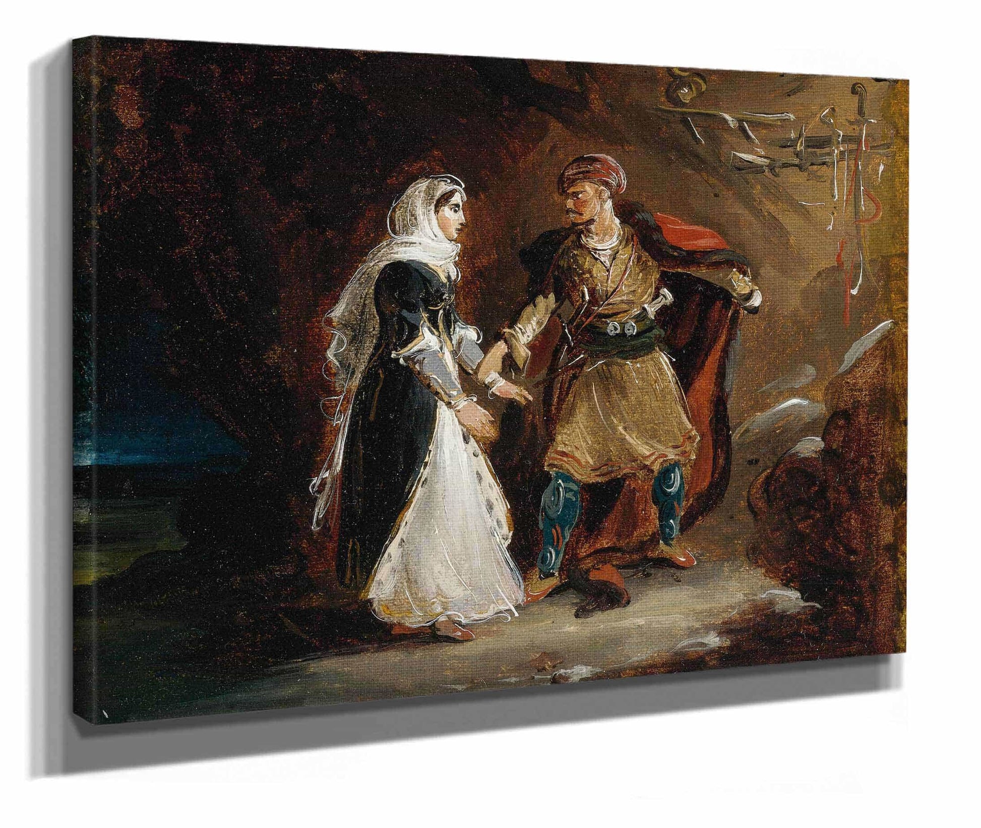La Fiancee Dabydos by Theodore Gericault
