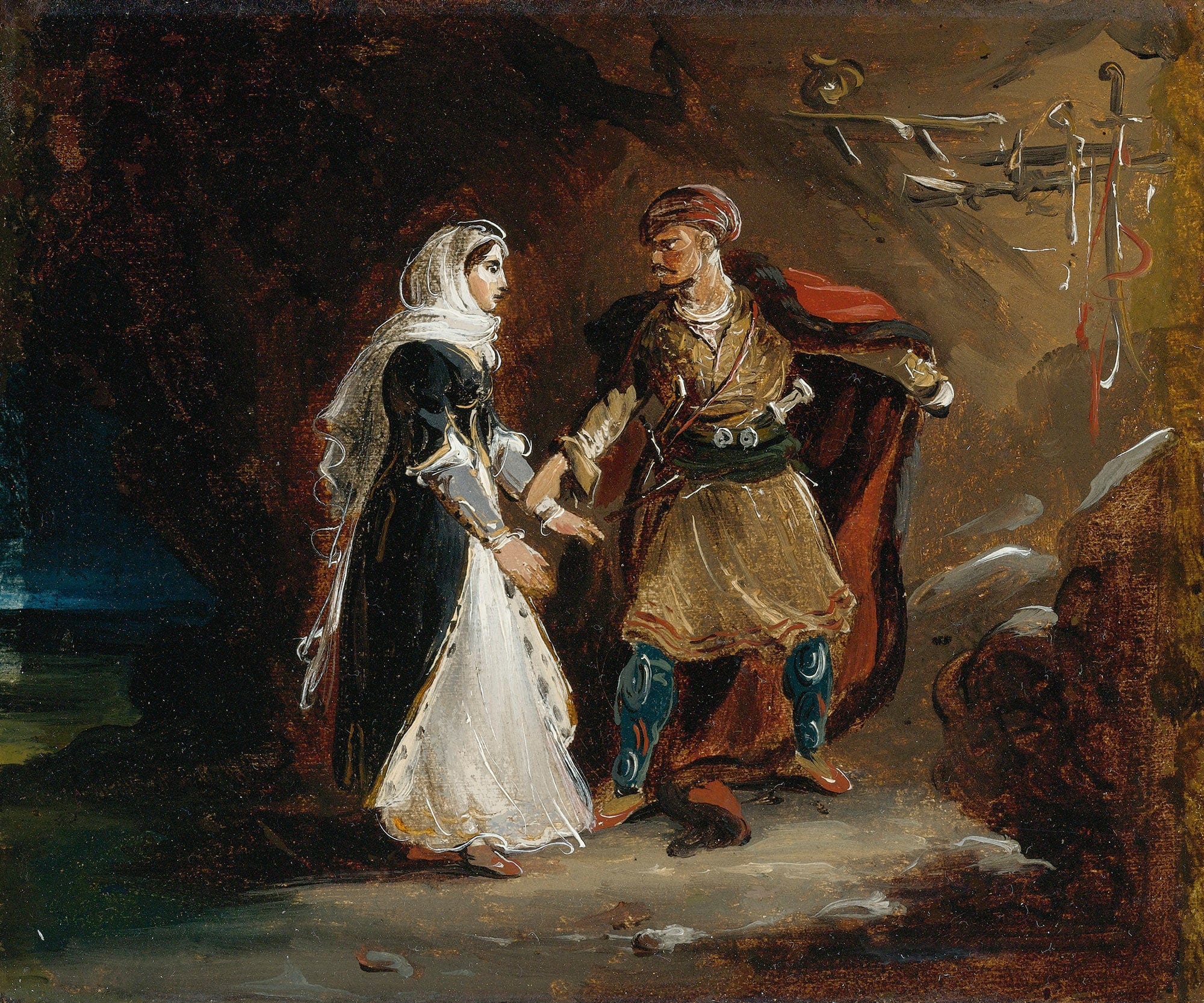 La Fiancee Dabydos by Theodore Gericault