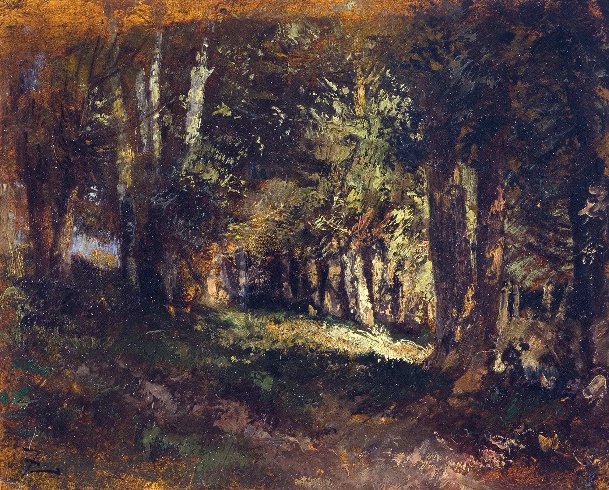 La Foret by Felix Ziem