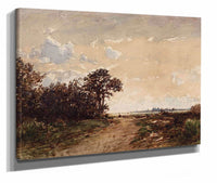 La Foret De Fontainebleau Aux Environs De Barbizon by Felix Ziem