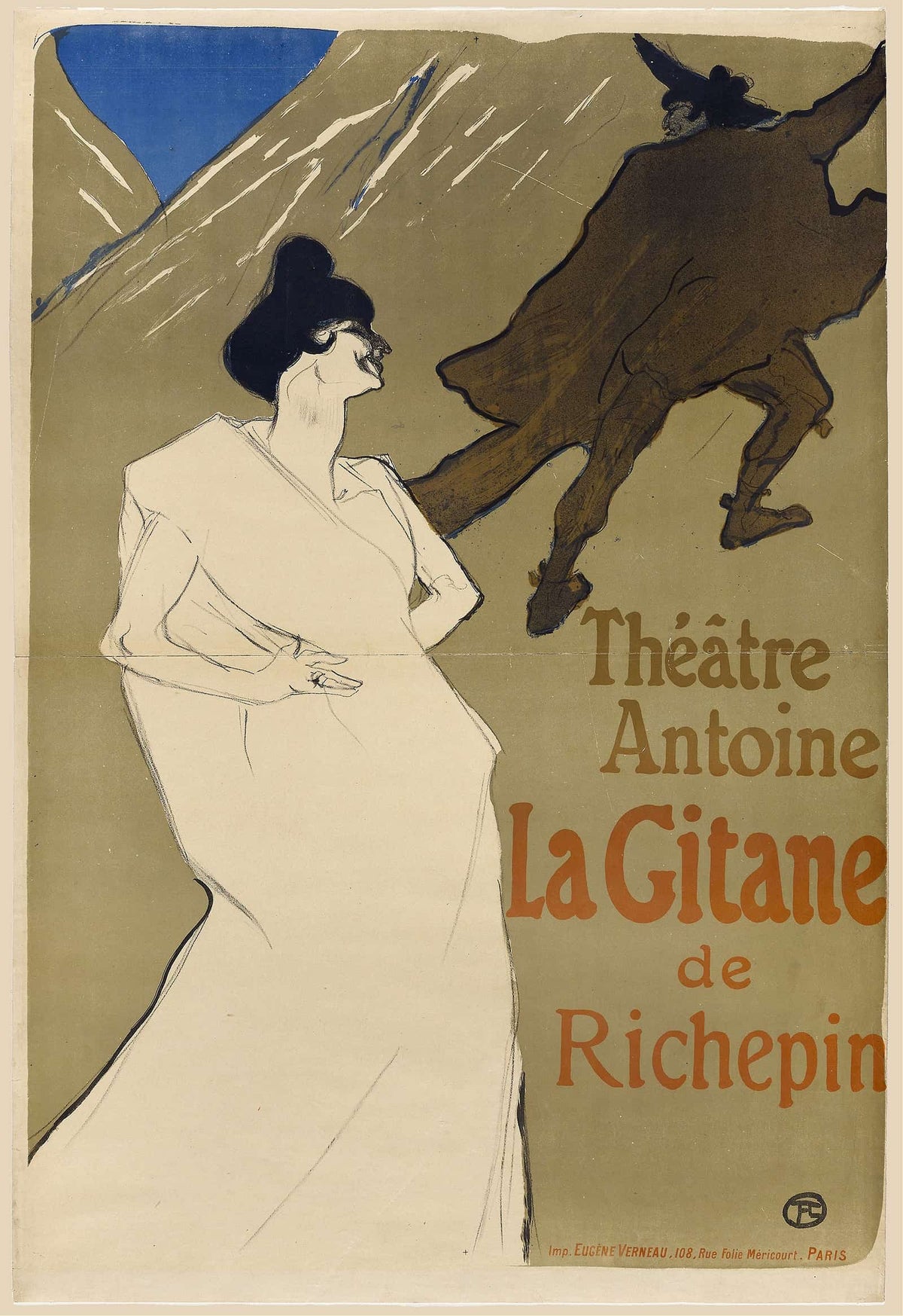 La Gitane by Henri De Toulouse Lautrec