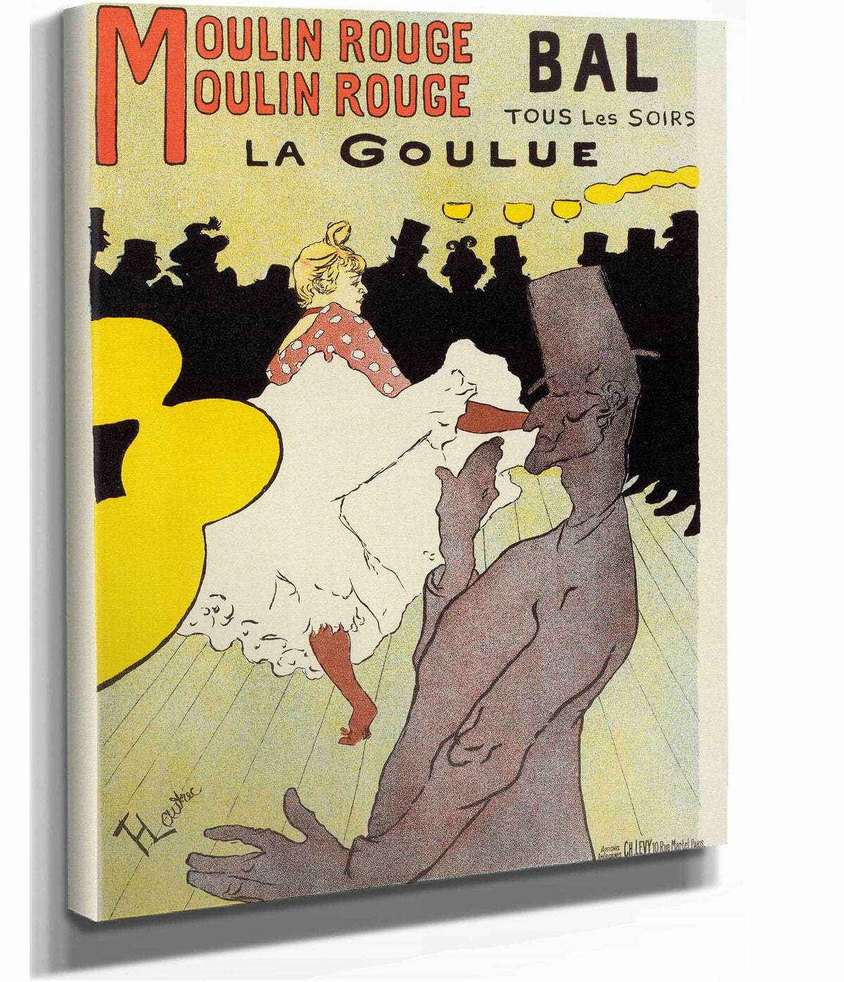 La Goulue by Henri De Toulouse Lautrec