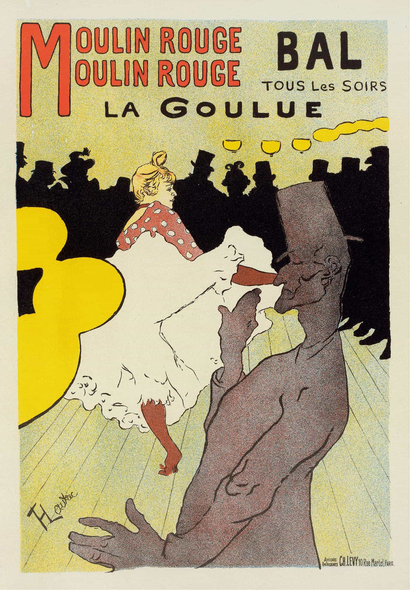 La Goulue by Henri De Toulouse Lautrec