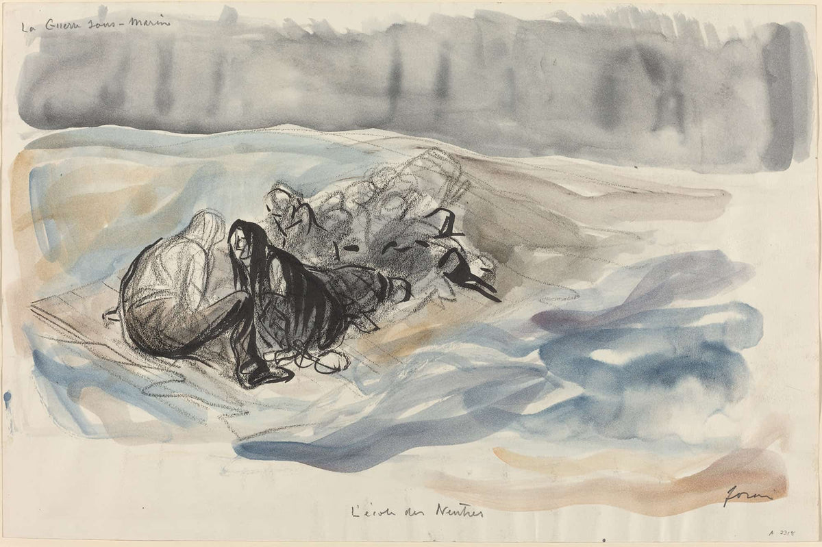 La Guerre Sous Marine Lecole Des Neutres by Jean Louis Forain