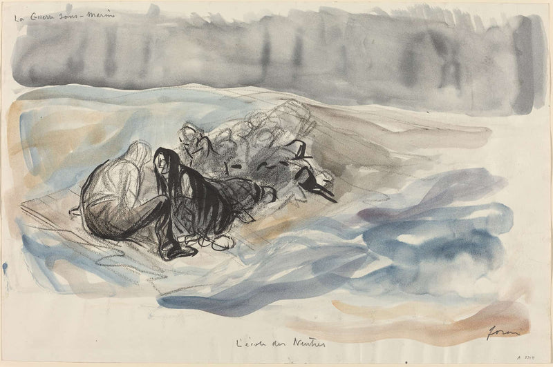 La Guerre Sous Marine Lecole Des Neutres by Jean Louis Forain