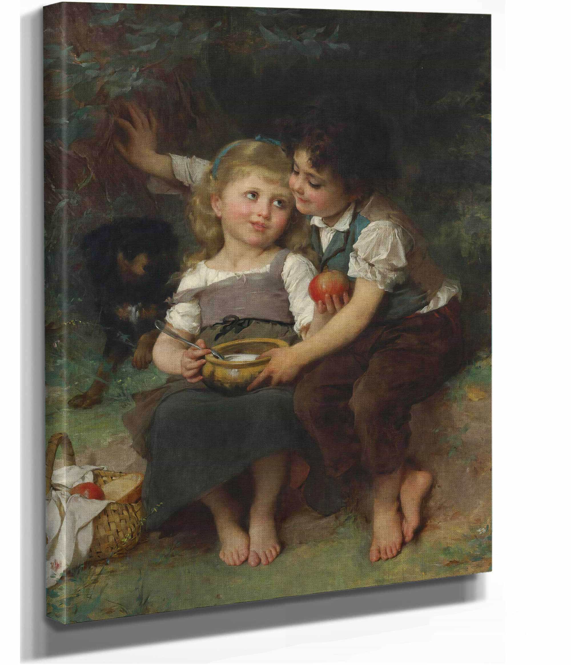 La Jatte De Lait by Emile Munier