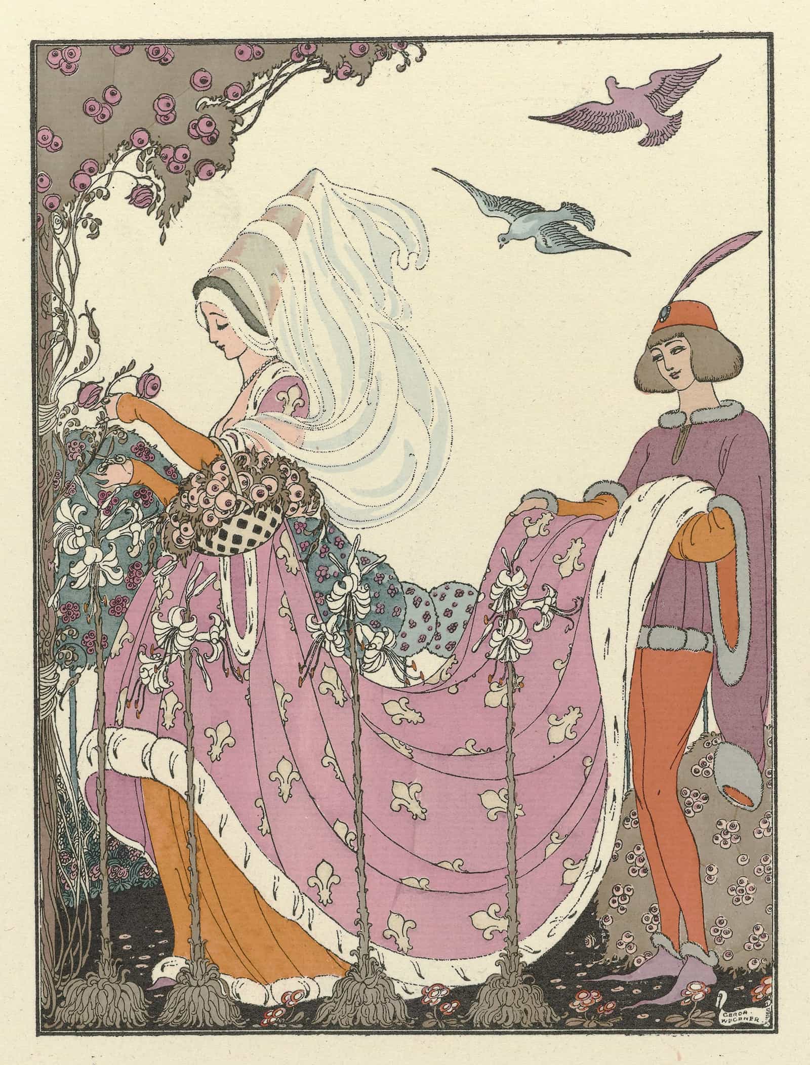 La Jolie Cueillette  by Gerda Wegener