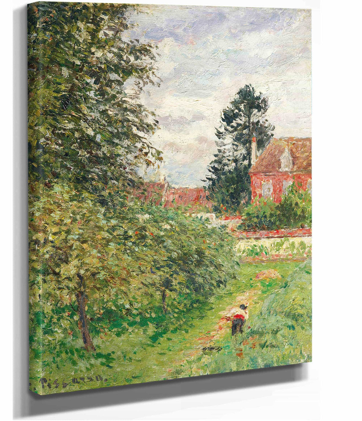 La Maison Des Anglais Eragny by Camille Pissarro