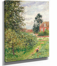 La Maison Des Anglais Eragny by Camille Pissarro