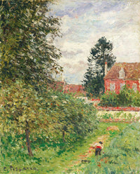La Maison Des Anglais Eragny by Camille Pissarro