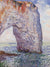 La Manneporte Near Etretat By Claude Monet