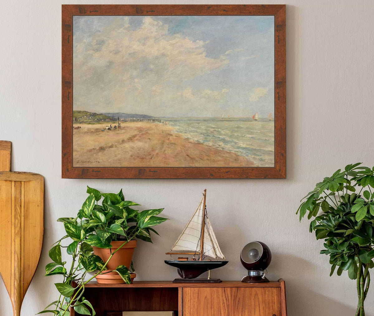 La Maree Montante Baie De Saint Valery by Eugene Boudin