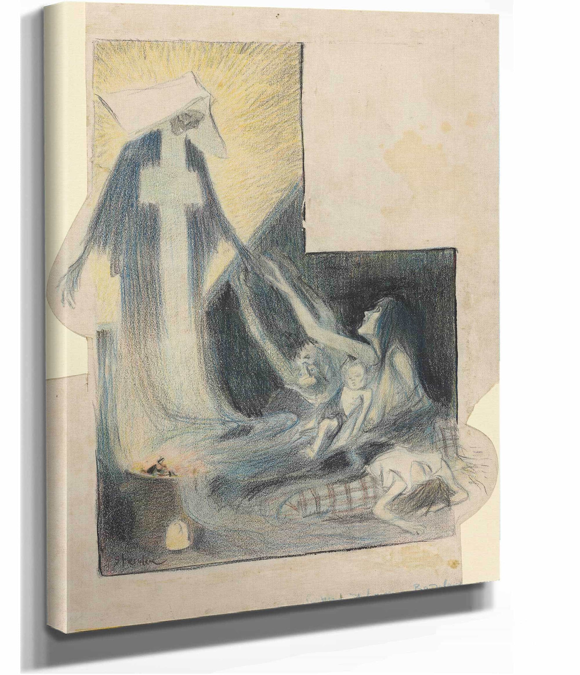 La Mort Des Pauvres Baudelaire by Theophile Alexandre Steinlen