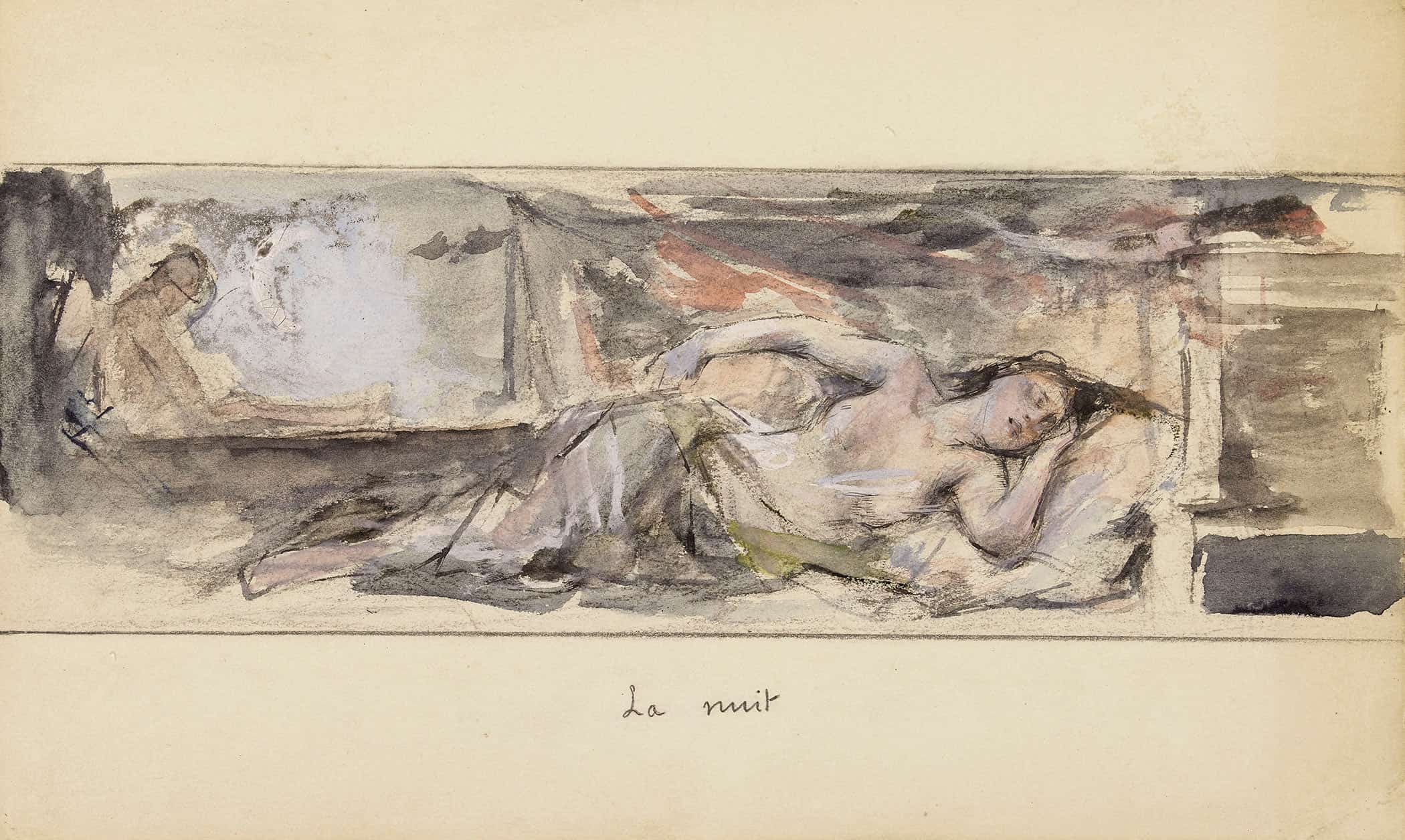 La Nuit by Leon Francois Comerre