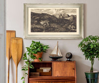 La Peur Fear by Odilon Redon