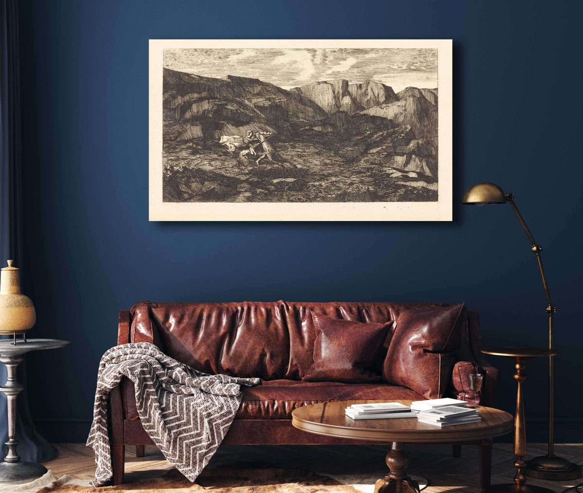 La Peur Fear by Odilon Redon