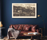 La Peur Fear by Odilon Redon