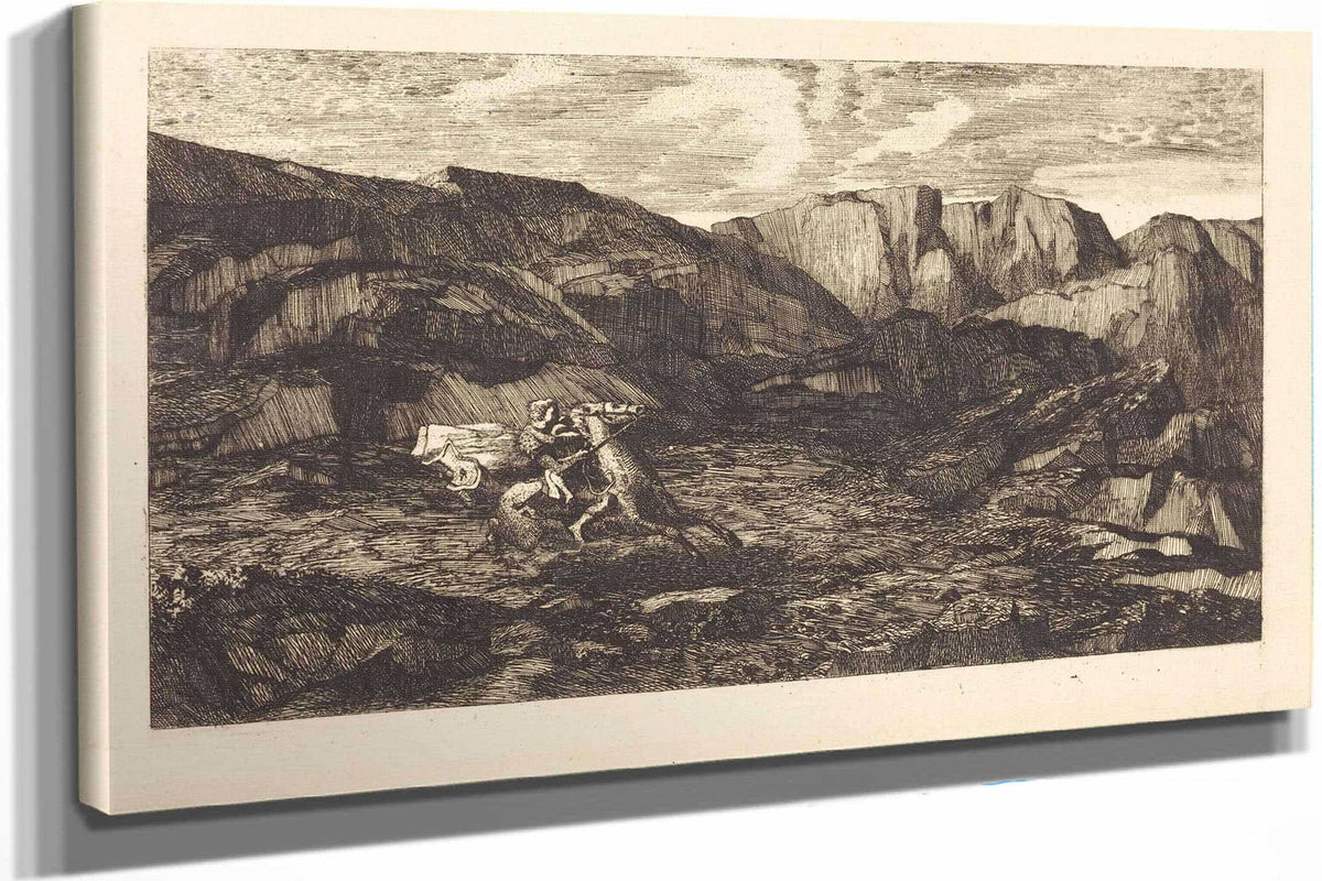 La Peur Fear by Odilon Redon