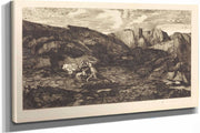 La Peur Fear by Odilon Redon