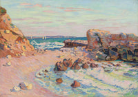 La Pierriere A Saint Palais Maree Montante by Armand Guillaumin